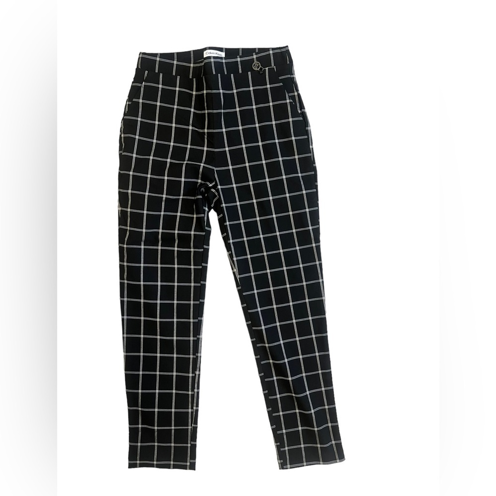 Calvin Klein Women’s Suit Pants- black and white